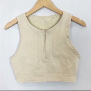 Aerie Offline Zip Front Sports Bra